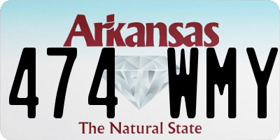 AR license plate 474WMY