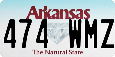AR license plate 474WMZ