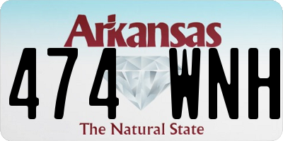 AR license plate 474WNH