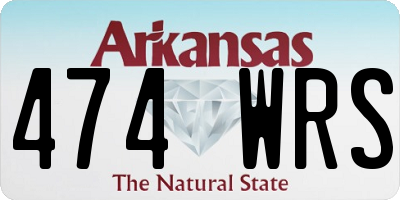 AR license plate 474WRS