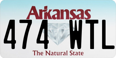 AR license plate 474WTL