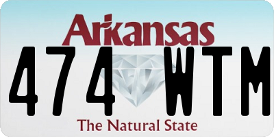 AR license plate 474WTM