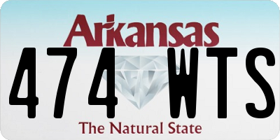 AR license plate 474WTS