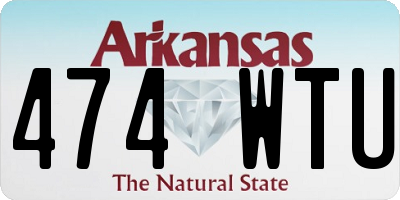 AR license plate 474WTU