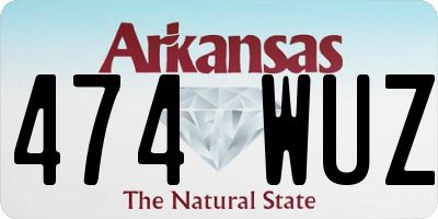 AR license plate 474WUZ