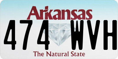 AR license plate 474WVH