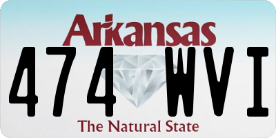 AR license plate 474WVI