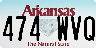 AR license plate 474WVQ