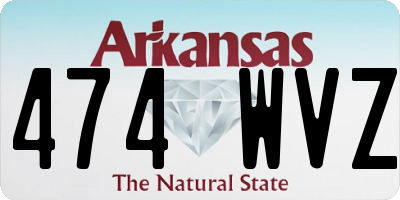 AR license plate 474WVZ