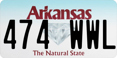 AR license plate 474WWL