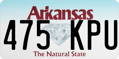 AR license plate 475KPU