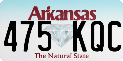 AR license plate 475KQC
