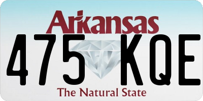 AR license plate 475KQE