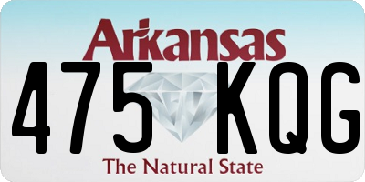AR license plate 475KQG