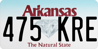 AR license plate 475KRE