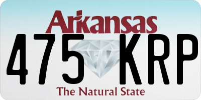 AR license plate 475KRP