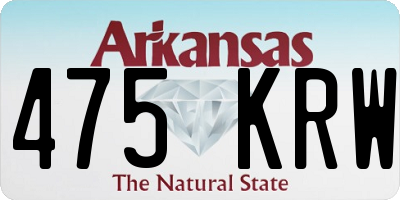 AR license plate 475KRW