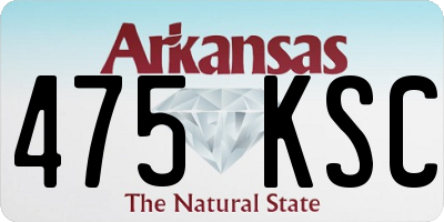 AR license plate 475KSC