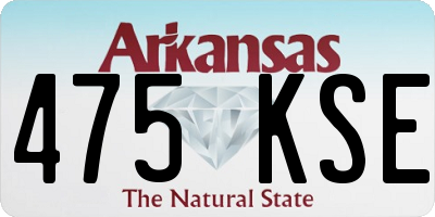 AR license plate 475KSE