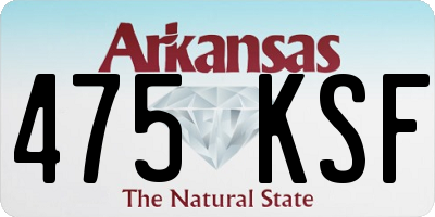AR license plate 475KSF
