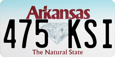 AR license plate 475KSI