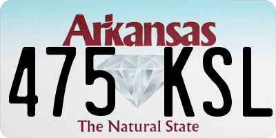 AR license plate 475KSL