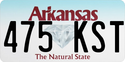 AR license plate 475KST