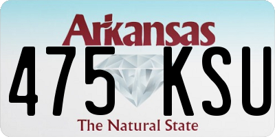 AR license plate 475KSU