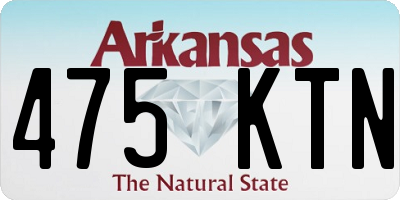 AR license plate 475KTN