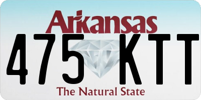 AR license plate 475KTT