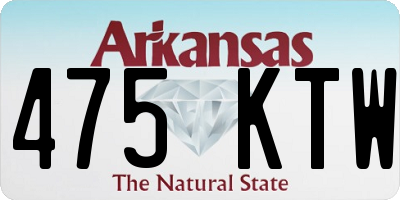 AR license plate 475KTW