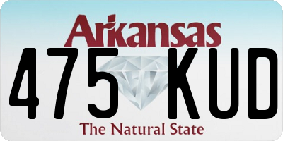 AR license plate 475KUD