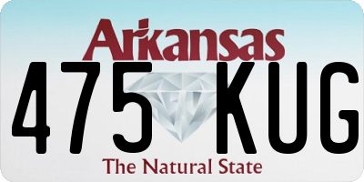 AR license plate 475KUG
