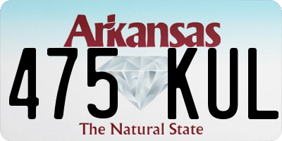 AR license plate 475KUL