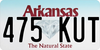 AR license plate 475KUT