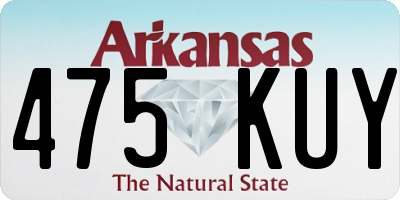 AR license plate 475KUY