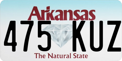 AR license plate 475KUZ