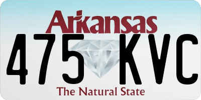 AR license plate 475KVC