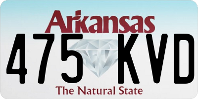 AR license plate 475KVD