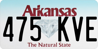 AR license plate 475KVE