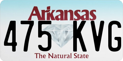 AR license plate 475KVG