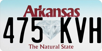 AR license plate 475KVH