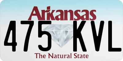 AR license plate 475KVL