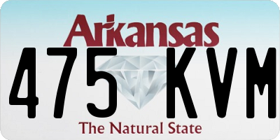 AR license plate 475KVM