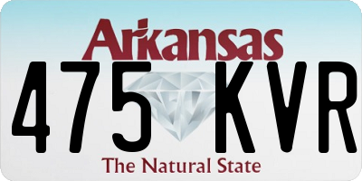 AR license plate 475KVR