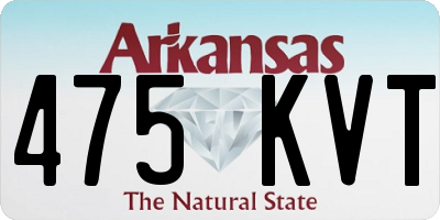 AR license plate 475KVT