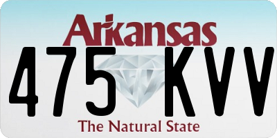 AR license plate 475KVV