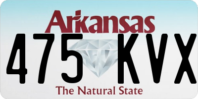 AR license plate 475KVX
