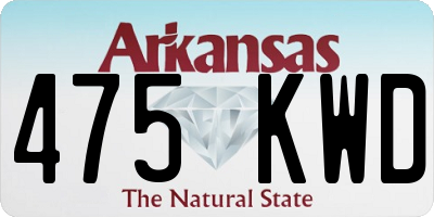 AR license plate 475KWD