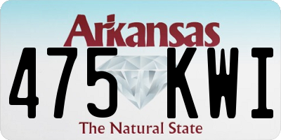 AR license plate 475KWI